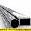 mild 201 stainless steel square pipe in large stock